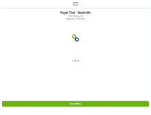 Tablet Screenshot of nashvilleroyalthai.com